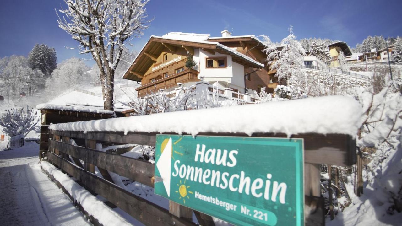 Ferienwohnung Haus Sonnenschein Saalbach Exterior foto